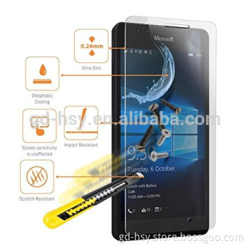 HUYSHE High quality ultra thin 0.3mm 9h anti-explosion screen protector for Nokia 950 tempered glass